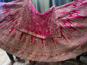 Stunning Pink Embroidered Lehenga Choli