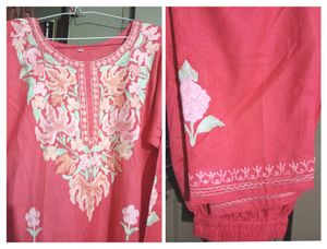 Kashmiri Aari Embroidery 🪡 (Kurta Pant Set)