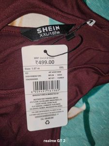 Shein Back Cut-Out Asymmetric Hem LeotardTop