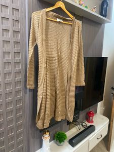 Tan Knit Cardigan