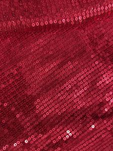 Sparkling Red Sequin Fabric