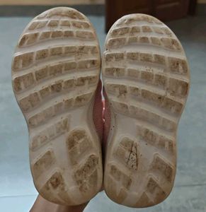 Pink Girls Sneakers with Memory foam