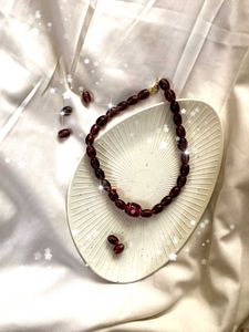 Unique Red Beaded Necklace