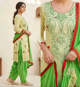 Stylish Pastel Punjabi Suit