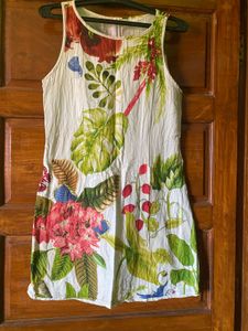 Floral Sleeveless Mini Dress