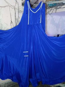 heavy long party wear silk dress