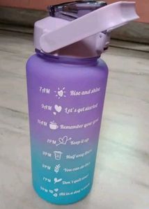 Gradient Water Bottle with Handle