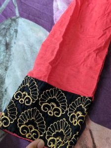 Embroidered Pink Kurta Top