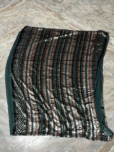 Pure Silk Brasso Dupatta | Designer Embroidered Du