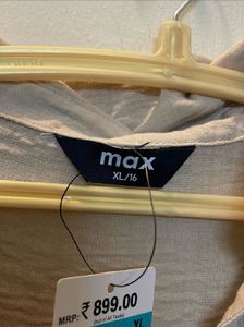 max new cream colour dress for women