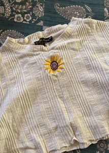 Cute Smiley Sunflower T-Shirt