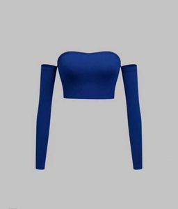 Off Shoulder Royal Top