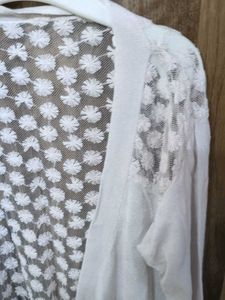 Chic Lace Back Cardigan
