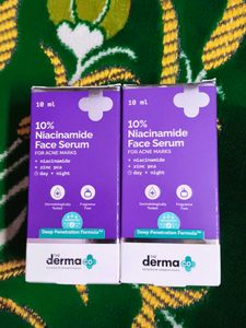 pack of 2 The Derma Co 10% Niacinamide Serum with