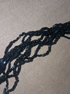 Elegant Black Beaded Necklace