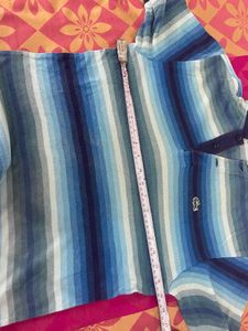 Striped Lacoste Polo Shirt