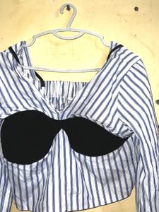Striped Crop Top
