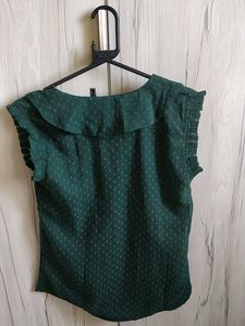 Green Sleeveless Top