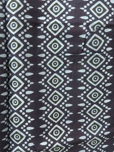 Stylish Navy Blue Printed Crop Top