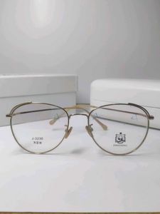 Stylish Gold Frame Eyeglasses