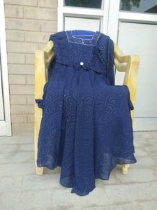Beautiful Blue Embellished Gown