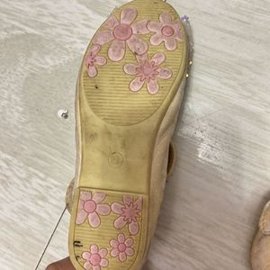 Sparkly Bow Mary Jane Flats