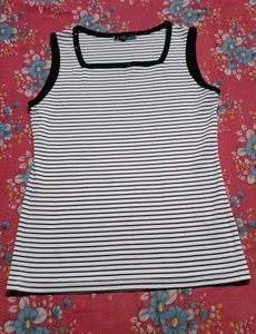 Vogue T-Shirt and Striped Top