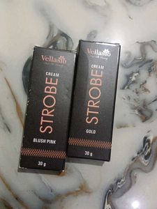 Vellasio Strobe Cream (Blush Pink & Gold)