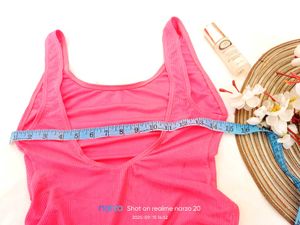 Pink One Piece Swimsuit