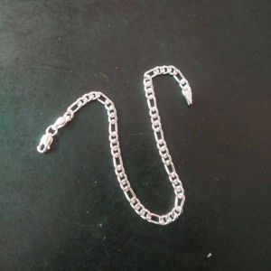 Pure Silver Classic Figaro Chain Bracelet