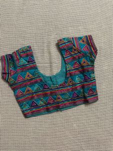 Green Designer Blouse