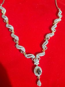 Real AD Elegant Necklace &amp; Earring Set