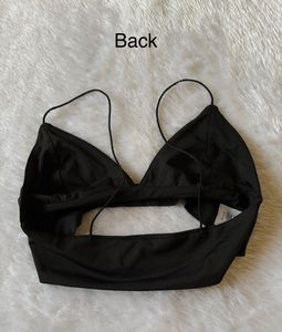 Black Bikini Bralette Topwear