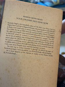 Your Dreams Are Mine Now by Ravinder Singh