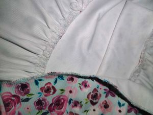 Floral Ruffle Peplum Top &amp; Bell Bottoms Set
