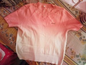Imported Ombre Pink Knit Top