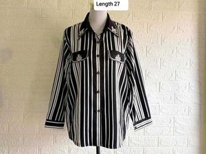 Striped Button-Up Shirt