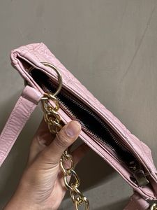 Chic Quilted Pink Bag