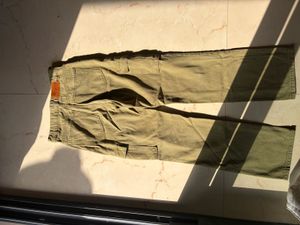 Corduroy Olive Green Cargo Pants