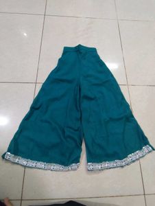 Beautiful Teal Kurta Sharara Set