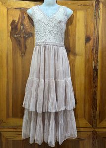 Dusty Pink Tulle Dress