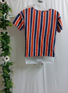 Typographic drop shoulder over sized T Shirt