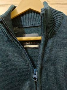 Classic Zipper Knit Sweater