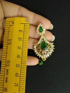 Festival Special Emerald Drop Earrings