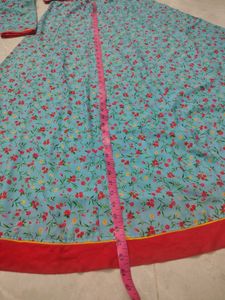 Blue Floral rajputi suit