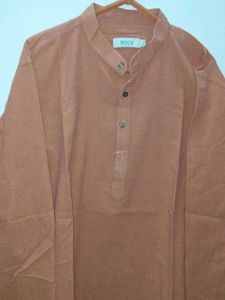 Men's Rust Color Kurta
