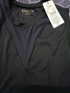 Sleek Black Shein Bodysuit