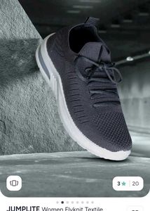 Stylish Grey Knit Sneakers