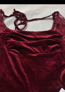 Red Lace Top