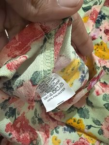 Floral Print Button-Up Blouse